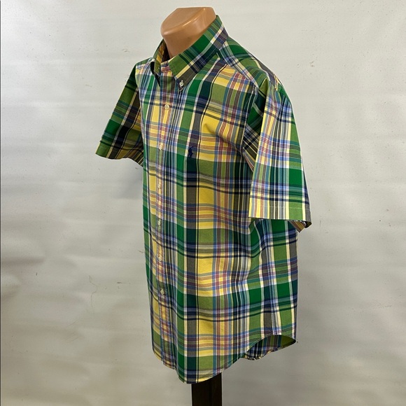 Ralph Lauren short sleeve button down collar shirt.  L - Picture 5 of 7